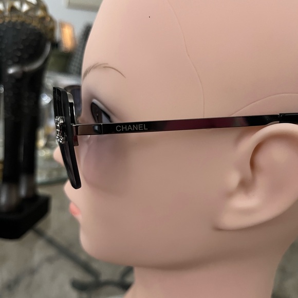 Rimless Rhinestone sunglasses - Picture 2 of 6